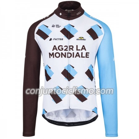 Maillot mangas largas 2017 AG2R La Mondiale N001